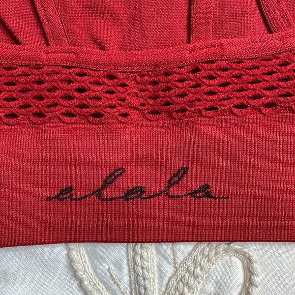 Alala Essential Seamless mesh high cut sports bra - Picture 3 of 8